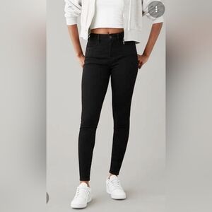 American Eagle Black Skinny Jeans Size 2 Short